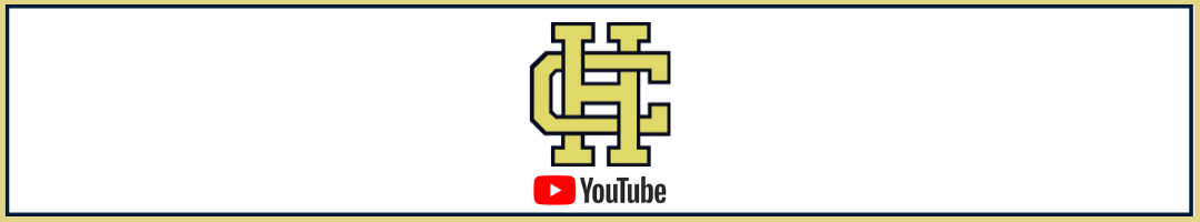 holy cross logo with youtube logo